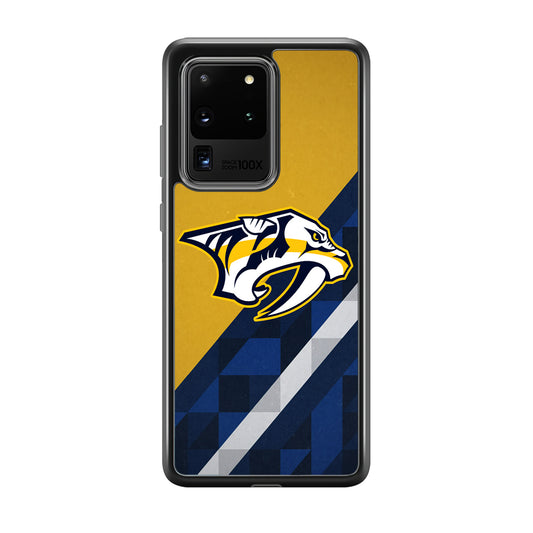 Nashville Predators Abstract Pattern Samsung Galaxy S20 Ultra Case