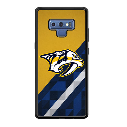 Nashville Predators Abstract Pattern Samsung Galaxy Note 9 Case