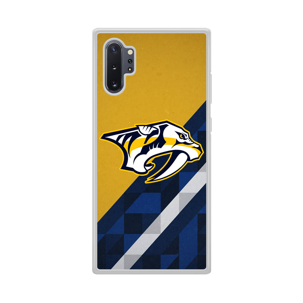 Nashville Predators Abstract Pattern Samsung Galaxy Note 10 Plus Case