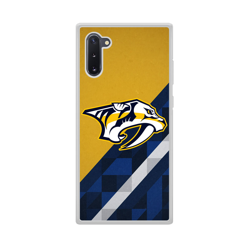 Nashville Predators Abstract Pattern Samsung Galaxy Note 10 Case