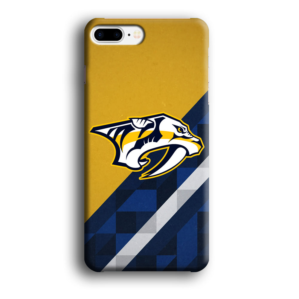 Nashville Predators Abstract Pattern iPhone 8 Plus Case