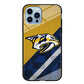 Nashville Predators Abstract Pattern iPhone 14 Pro Max Case