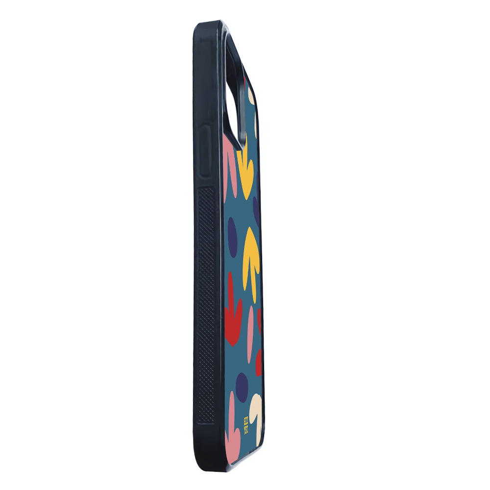 Natural Form Colorful Flower Petals Magsafe iPhone Case