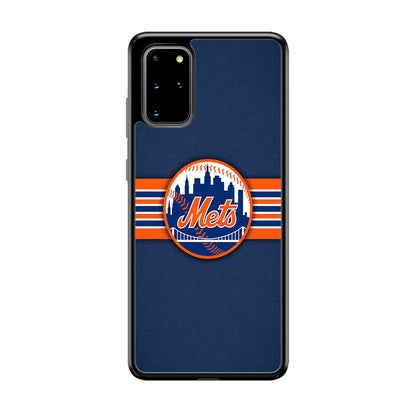 New Mets Stripe And Logo Samsung Galaxy S20 Plus Case