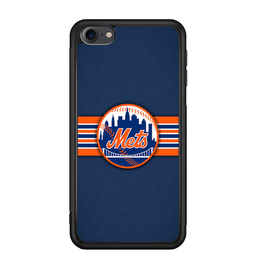 New Mets Stripe And Logo iPod Touch 6 Case