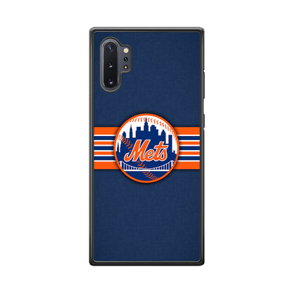 New Mets Stripe And Logo Samsung Galaxy Note 10 Plus Case