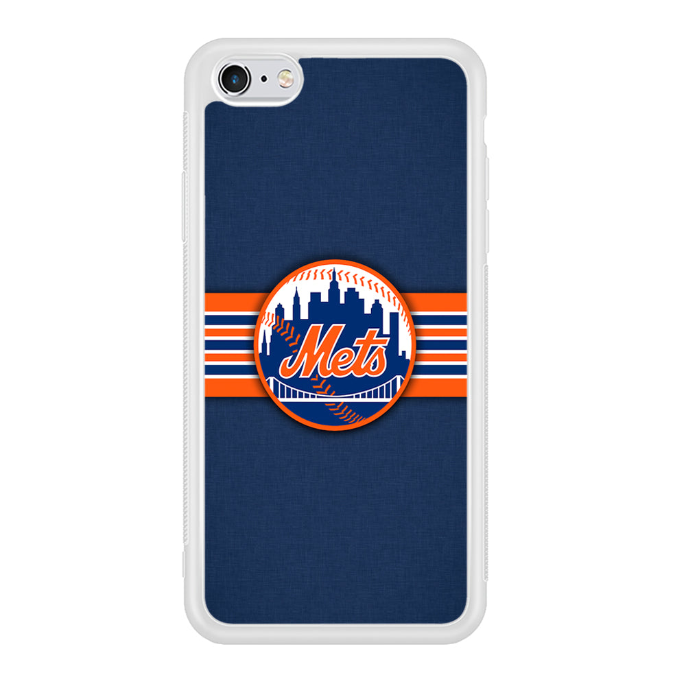 New Mets Stripe And Logo iPhone 6 | 6s Case