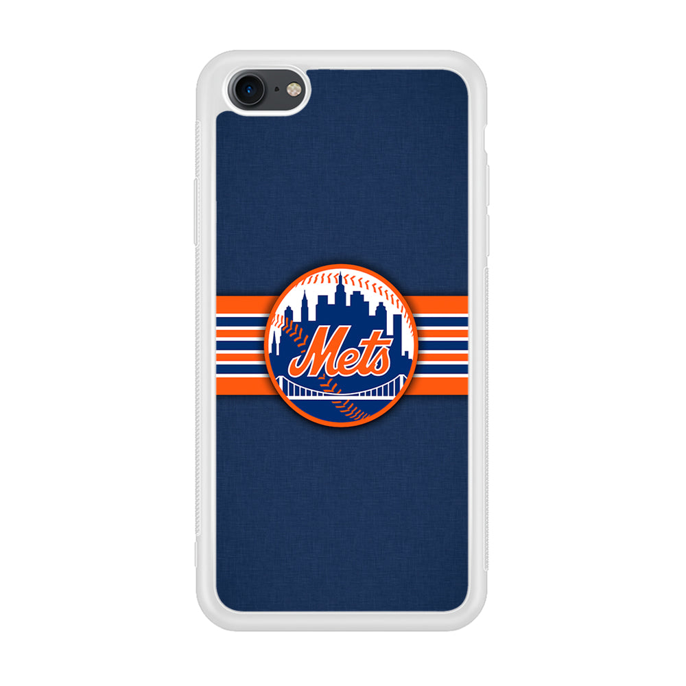 New Mets Stripe And Logo iPhone 7 Case
