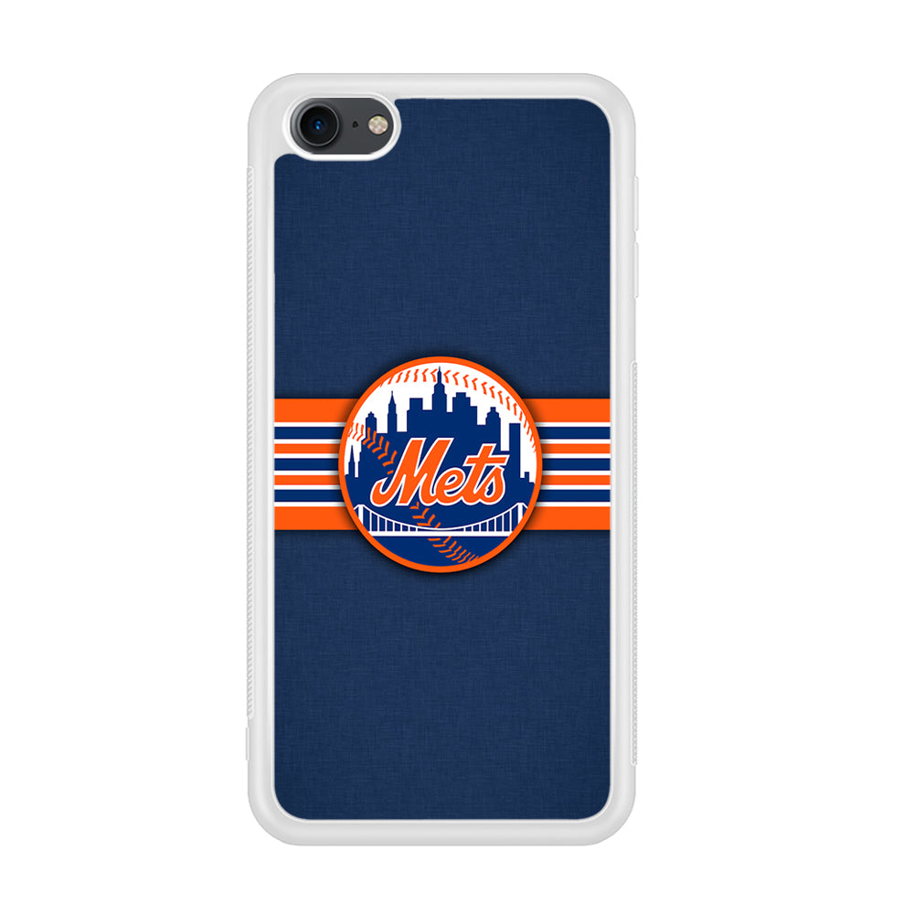 New Mets Stripe And Logo iPod Touch 6 Case