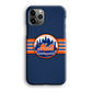 New Mets Stripe And Logo iPhone 12 Pro Case