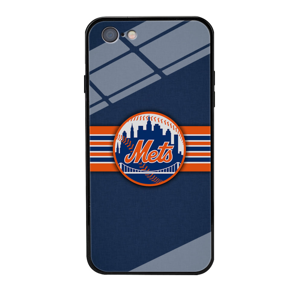 New Mets Stripe And Logo iPhone 6 | 6s Case