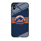 New Mets Stripe And Logo iPhone Xs Max Case