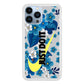 Nike Blue Flowers Just Do It iPhone 15 Pro Case