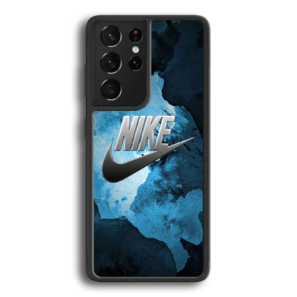 Nike Blue Marble Symbol Samsung Galaxy S22 Ultra Case - Ezzystore