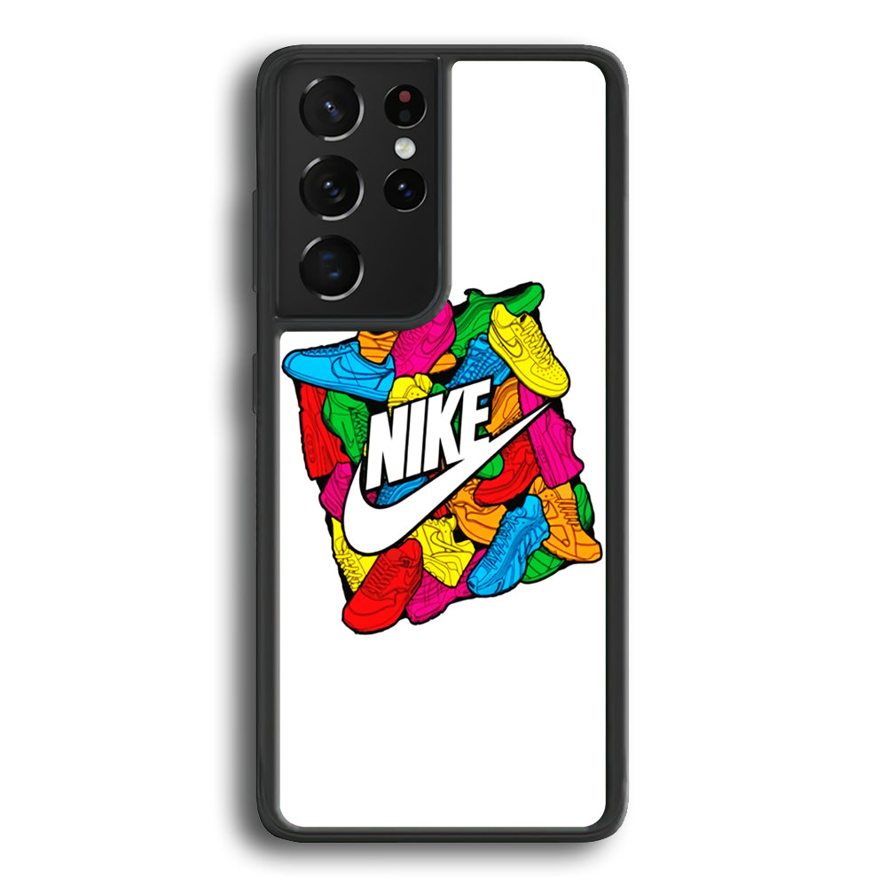 Nike Colage Shoes Samsung Galaxy S22 Ultra Case - Ezzystore