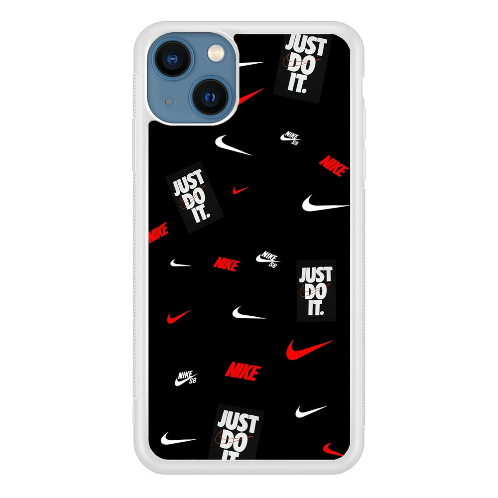 Nike Collage Of Emblem Icon iPhone 15 Plus Case