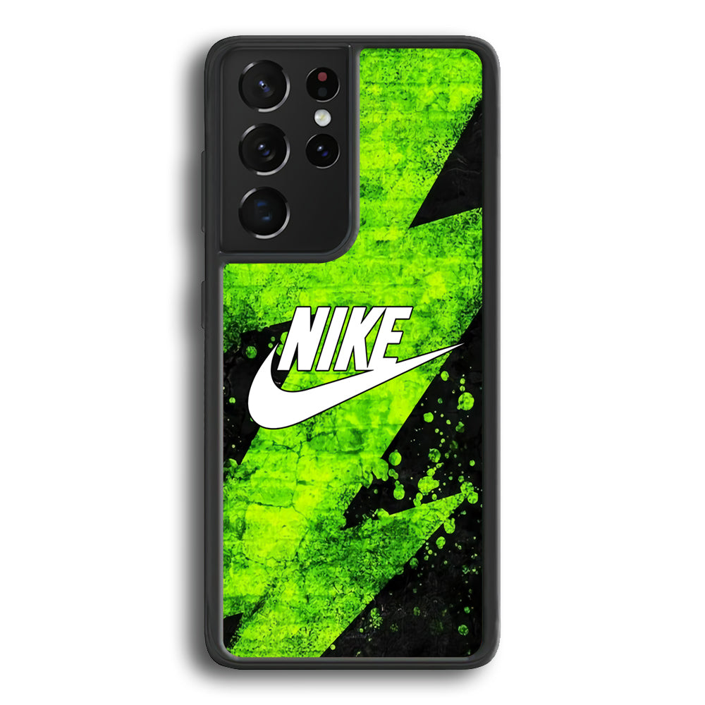 Nike Flash Green Samsung Galaxy S22 Ultra Case - Ezzystore
