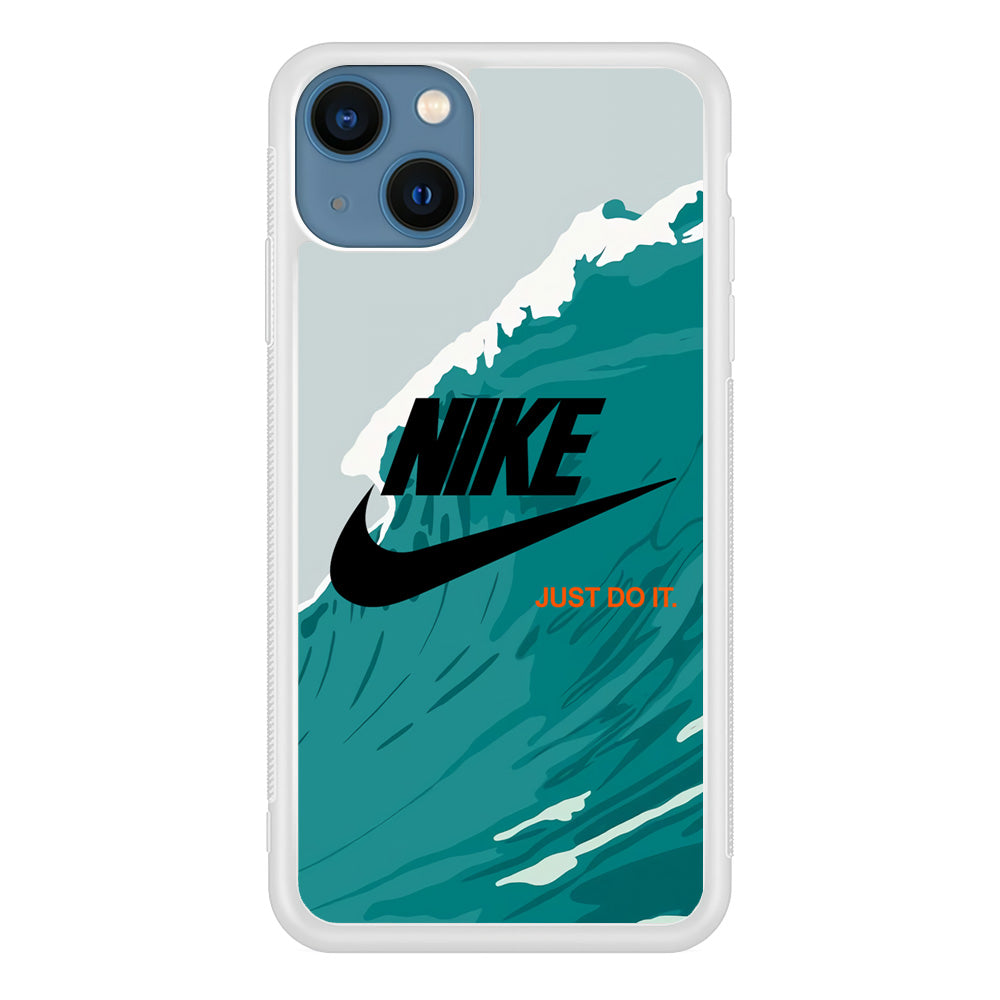 Nike Green Wave iPhone 15 Case