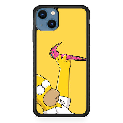 Nike Homer Donut iPhone 15 Plus Case