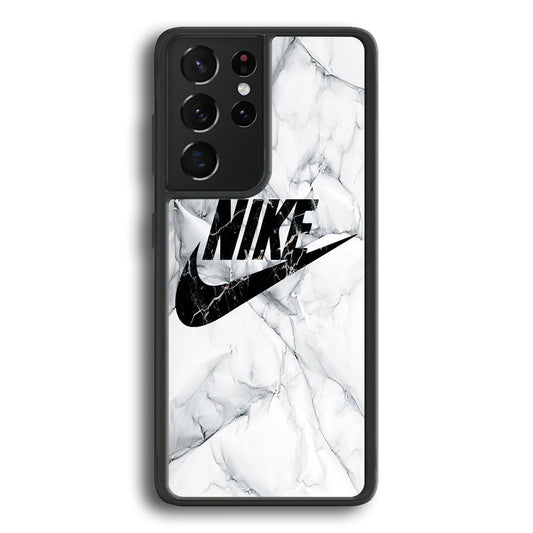 Nike Marble Double Layer Samsung Galaxy S22 Ultra Case - Ezzystore
