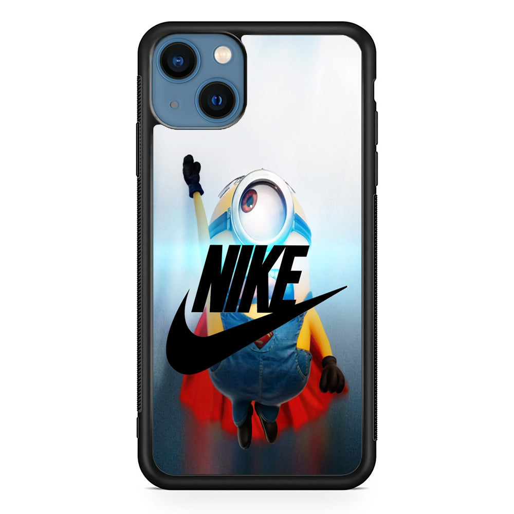Nike Minions Superman Cosplay iPhone 15 Case