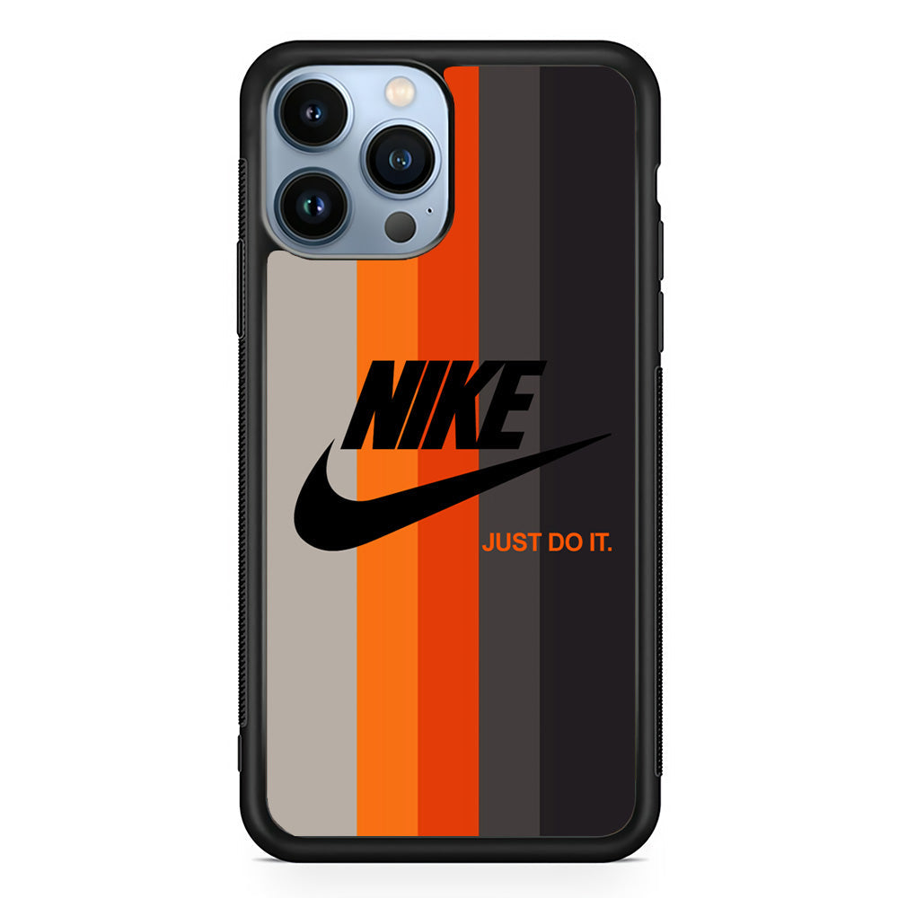 Nike Orange Line iPhone 15 Pro Max Case