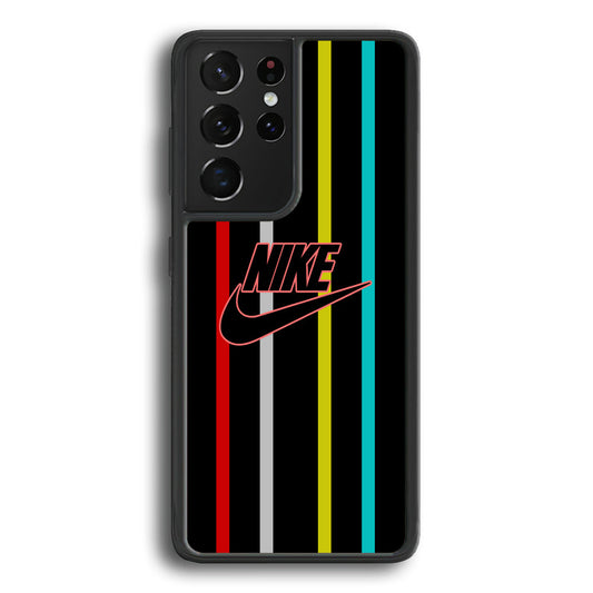Nike Stripe Four Colour Samsung Galaxy S23 Ultra Case - Ezzystore