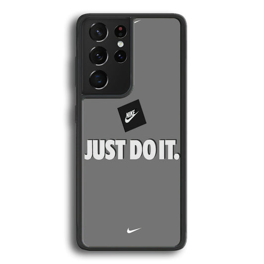 Nike Word Grey Samsung Galaxy S22 Ultra Case - Ezzystore
