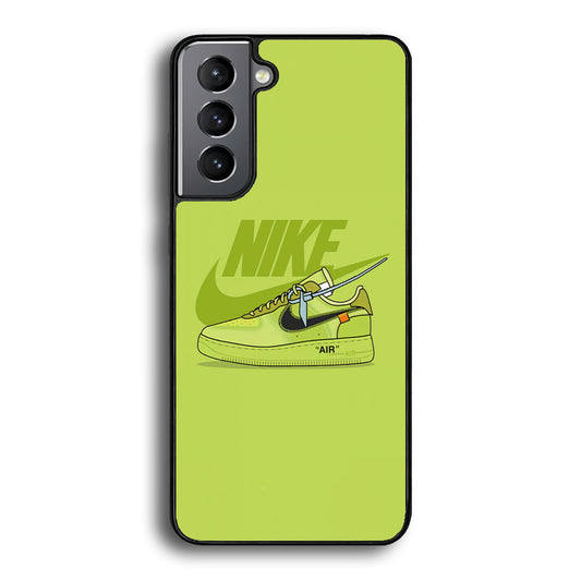 Nike Air Lime Green Samsung Galaxy S23 Case - Ezzystore