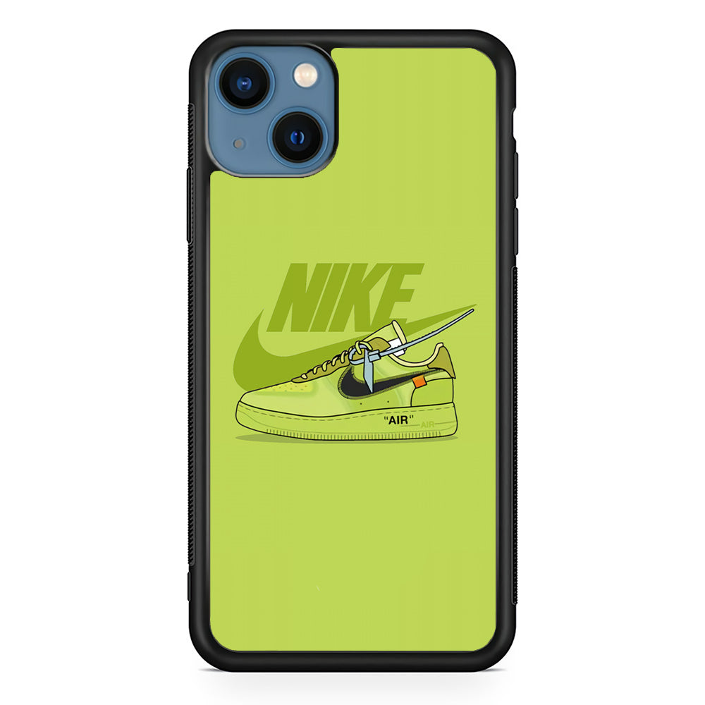 Nike Air Lime Green iPhone 14 Case