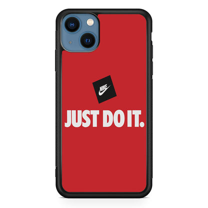 Nike Just do It Candy Red iPhone 14 Case