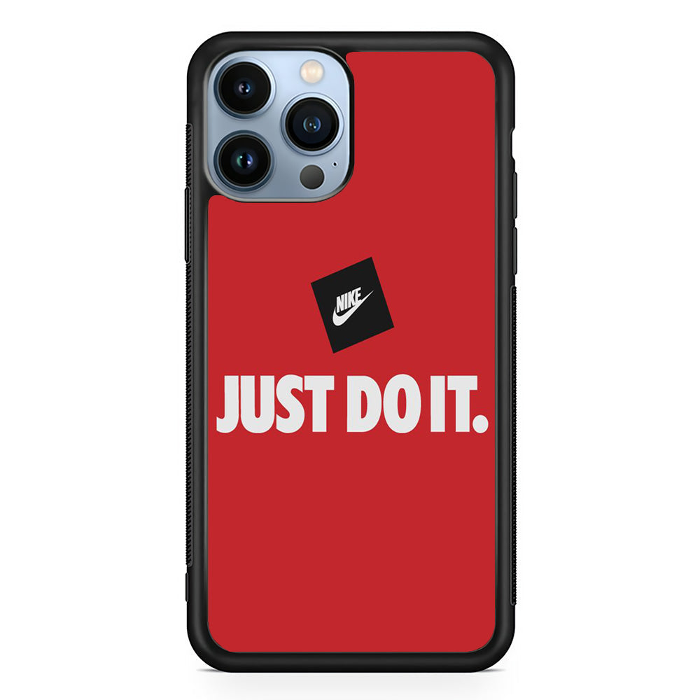 Nike Just do It Candy Red iPhone 15 Pro Case