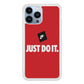 Nike Just do It Candy Red iPhone 15 Pro Case
