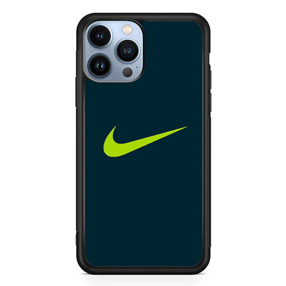 Nike Navy Green iPhone 14 Pro Max Case
