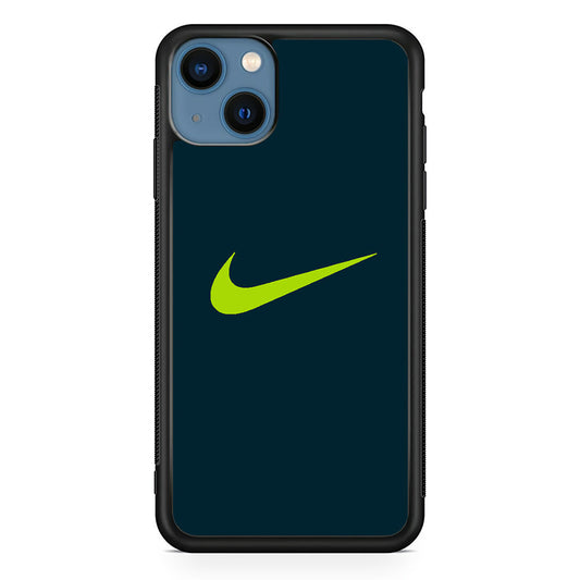 Nike Navy Green iPhone 14 Case