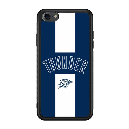 Oklahoma City Thunder Stripe White iPhone 7 Case