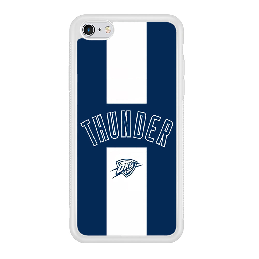 Oklahoma City Thunder Stripe White iPhone 6 Plus | 6s Plus Case
