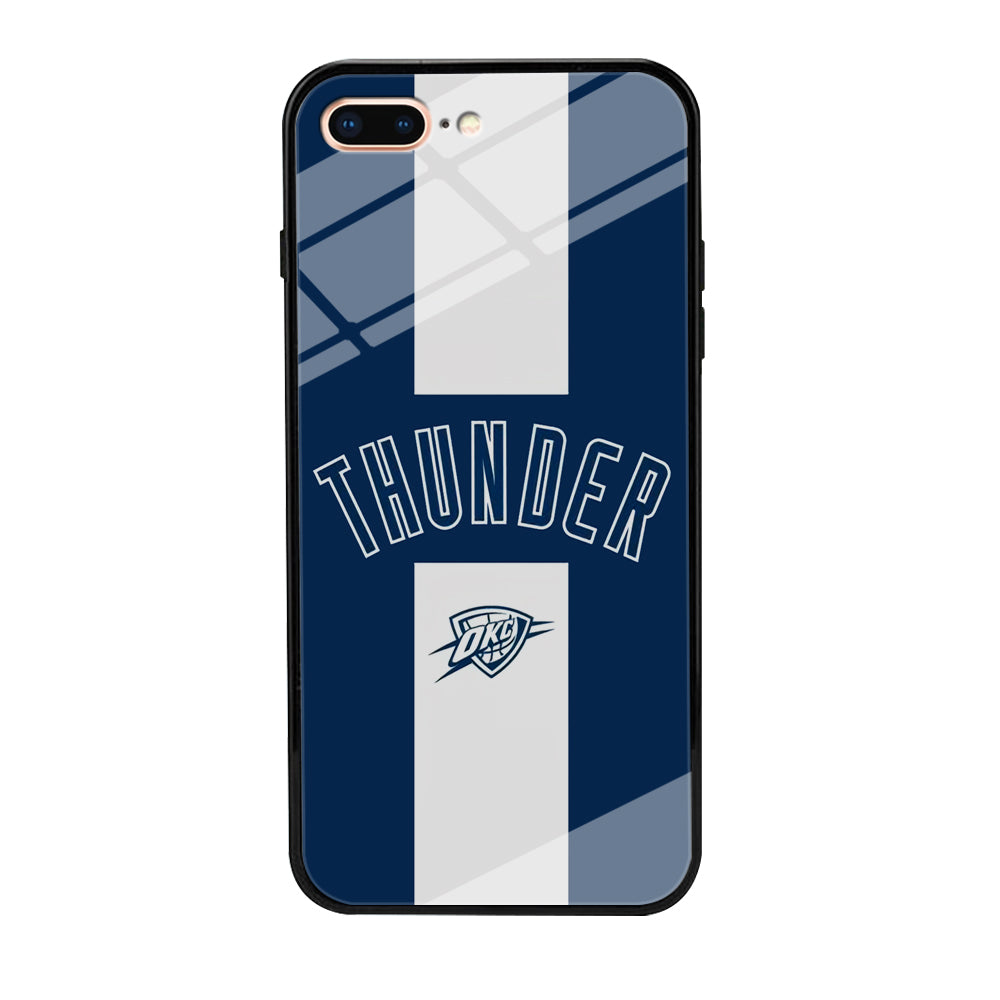 Oklahoma City Thunder Stripe White iPhone 7 Plus Case