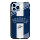 Oklahoma City Thunder Stripe White iPhone 14 Pro Case