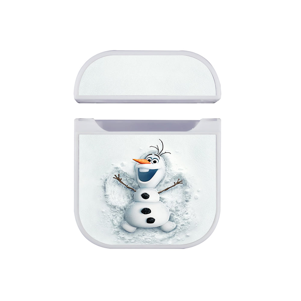 Olaf Play Snow Hard Plastic Case Cover For Apple Airpods