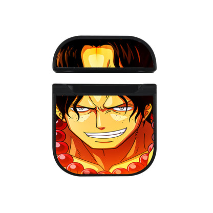 One Piece Ace Face Hard Plastic Case Cover For Apple Airpods