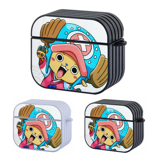 One Piece Chopper Feel Happy Hard Plastic Case Cover For Apple Airpods 3