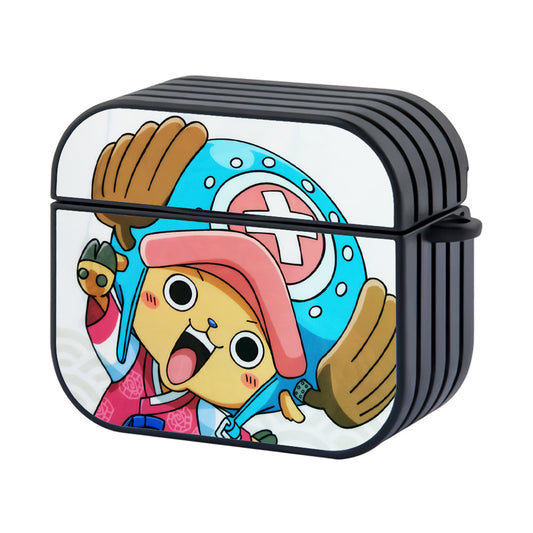 One Piece Chopper Feel Happy Hard Plastic Case Cover For Apple Airpods 4 - Ezzystore