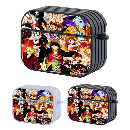 One Piece Family Hard Plastic Case Cover For Apple Airpods Pro