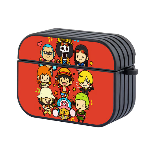 One Piece Luffy Cute and Team Hard Plastic Case Cover For Apple Airpods Pro 2 - Ezzystore