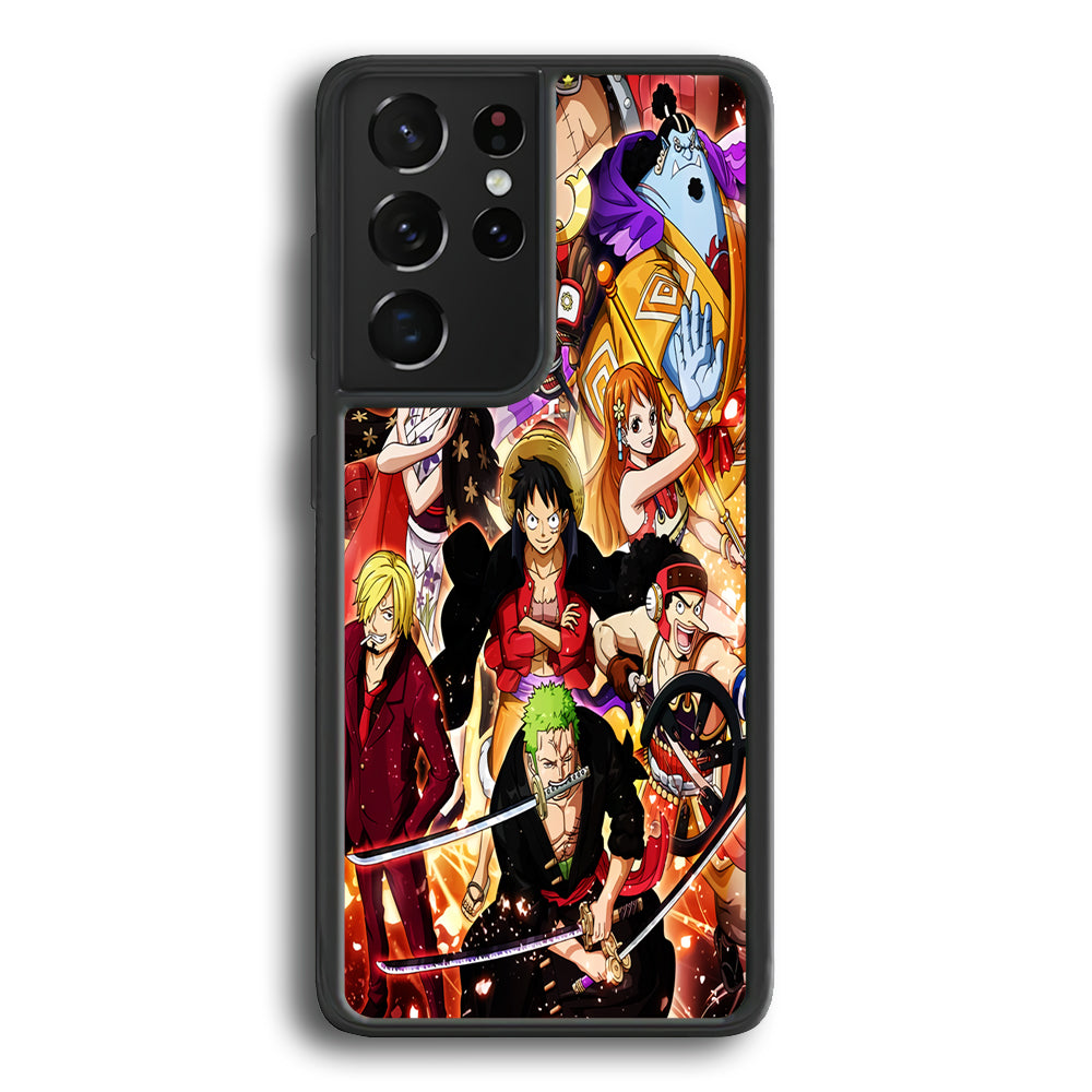 One Piece Luffy Team Samsung Galaxy S23 Ultra Case - Ezzystore