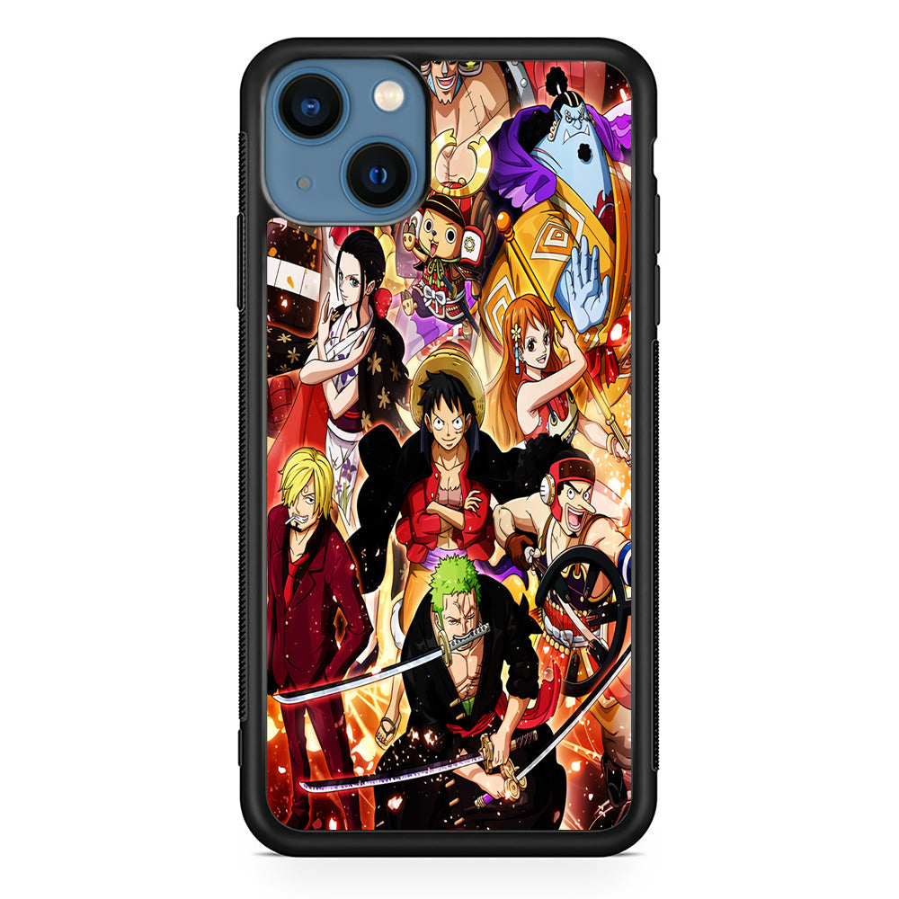 One Piece Luffy Team iPhone 15 Plus Case