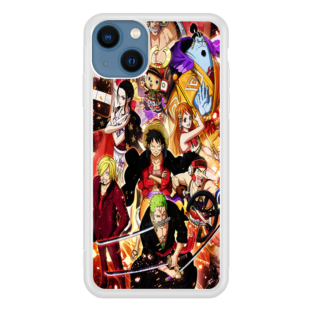One Piece Luffy Team iPhone 15 Plus Case