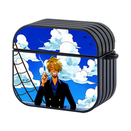 One Piece Sanji Feeling Happy Hard Plastic Case Cover For Apple Airpods 4 - Ezzystore