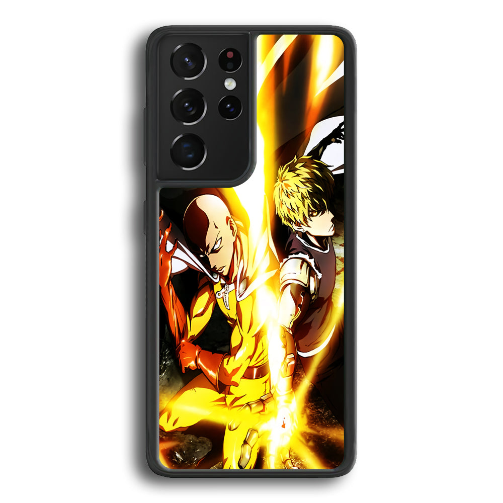 One Punch Man Saitama X Genos Samsung Galaxy S22 Ultra Case - Ezzystore